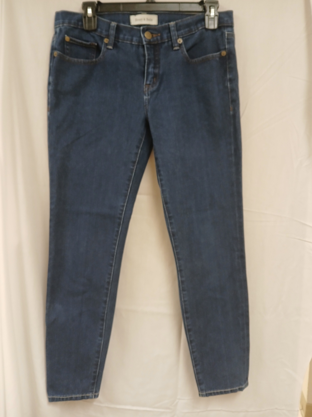Classic High-Rise Dark Blue Women's Jeans